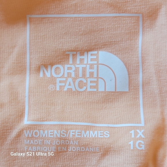 The North Face Womens Wander Crossback Cropped Tank Top Apricot Ice 1X NWT - Picture 4 of 10